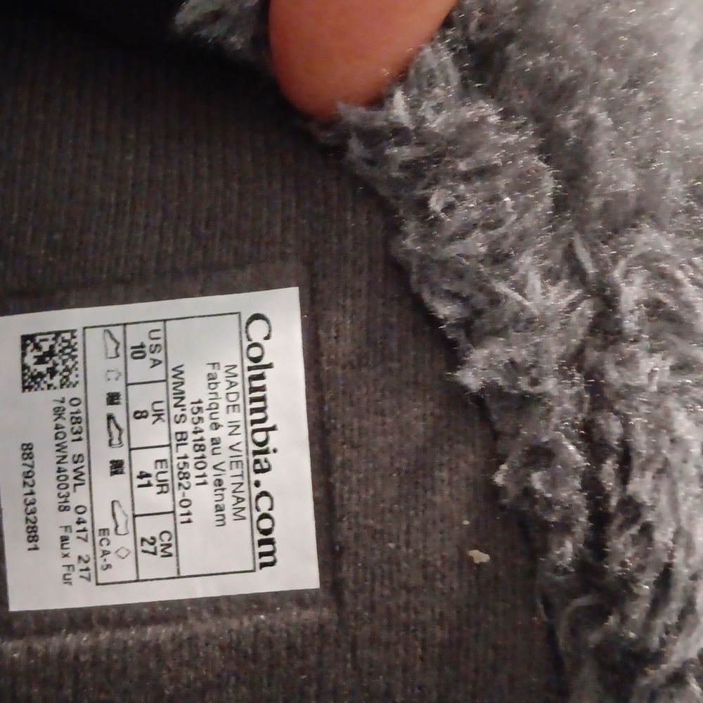 COLUMBIA QUILTED INSULATED SNOW Boots CLASSIC - Picture 5 of 6